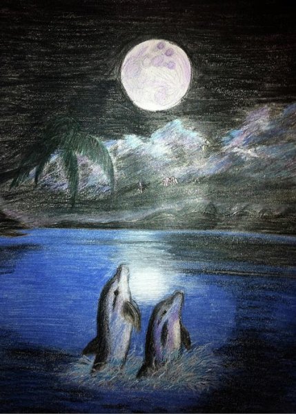 Лунный свет картина