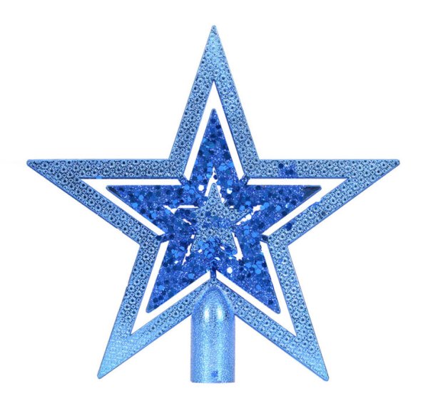 Голубая звезда на елку