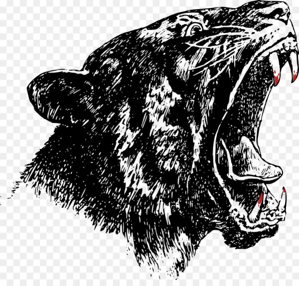 Оскал человека рисунок