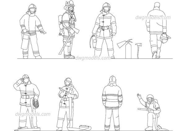 Пожарный для детского сада