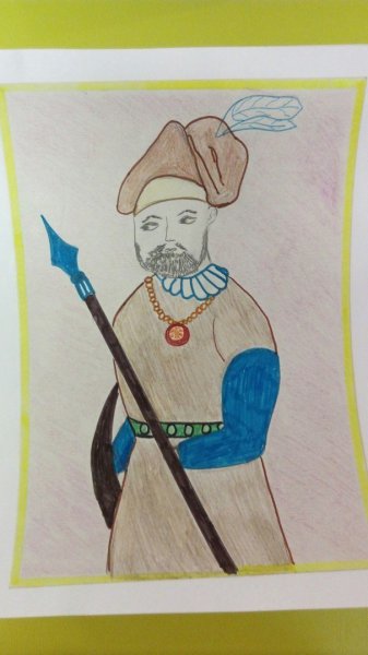 Легенда о покорении Сибири Ермаком рисунок