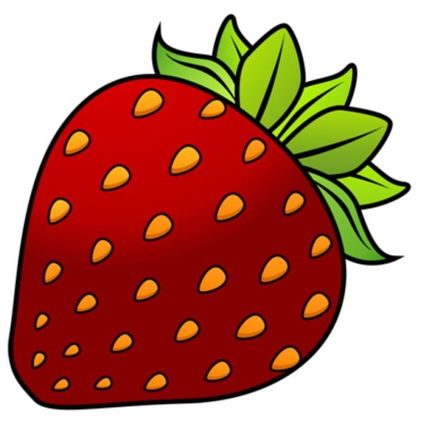 Клубника мультяшная