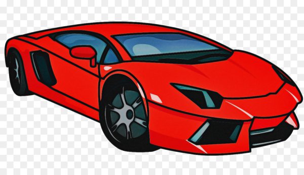 Мультяшный гоночный автомобиль