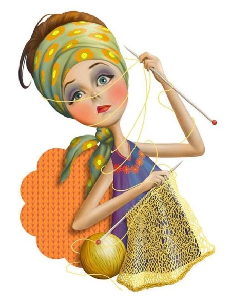 Девушка рукодельница