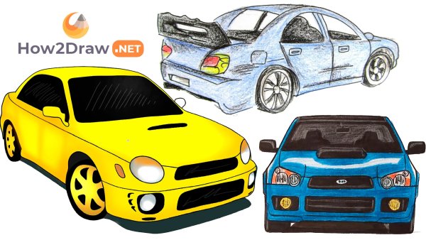 Машина рисунок для детей