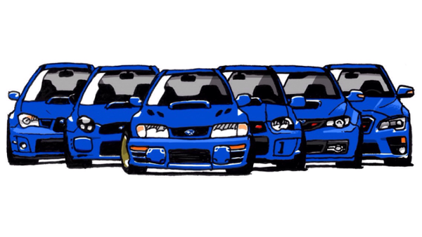 Субару Импреза поколения арт