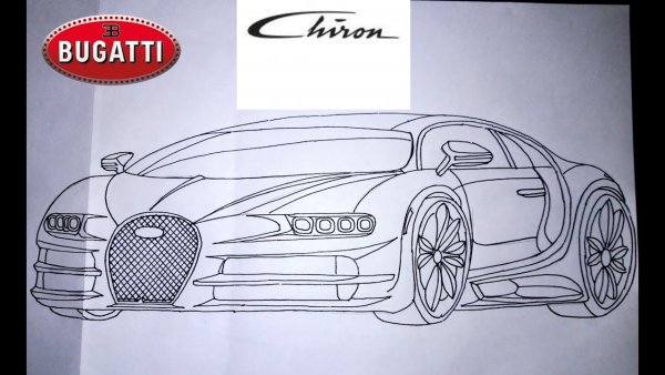 Бугати ЧЕРОН разукрашки