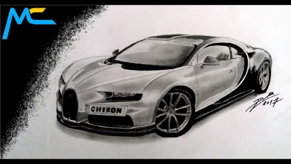 Бугатти ЧИРОН рисунок