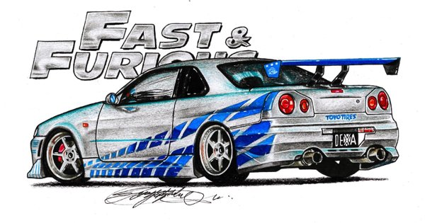 Nissan Skyline r34 Paul Walker