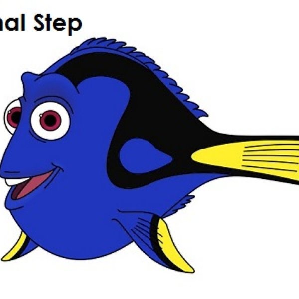 Рыбка дори рисунок