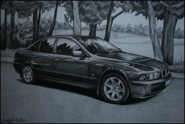 BMW e39 illustration