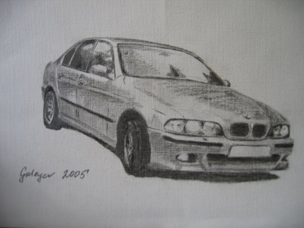 BMW e39 рисунок