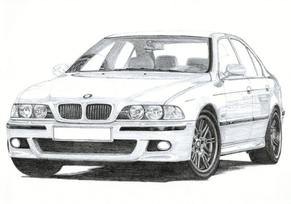 BMW e39 чертеж