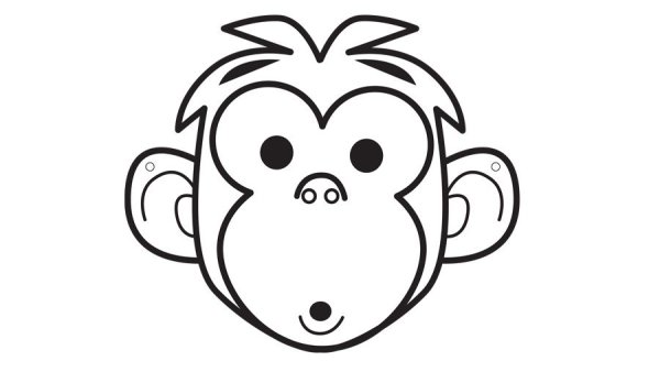 Мордочка обезьяны