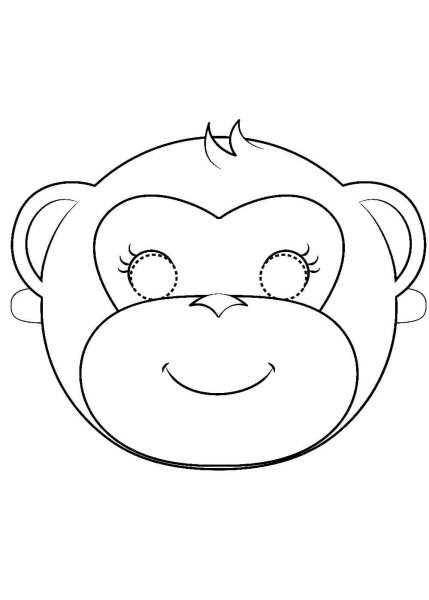 Маска обезьяны