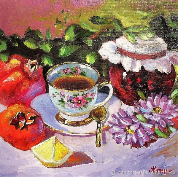 Чашка чая в живописи