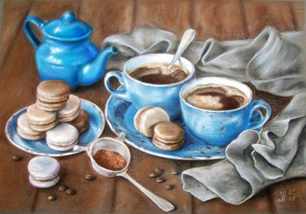 Натюрморт с кофейной чашкой