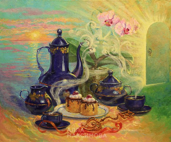 Чайная церемония живопись