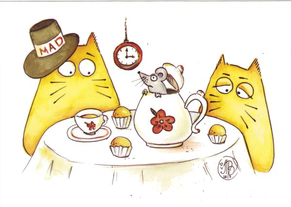 Коты Марии Ван Брюгген рисунок