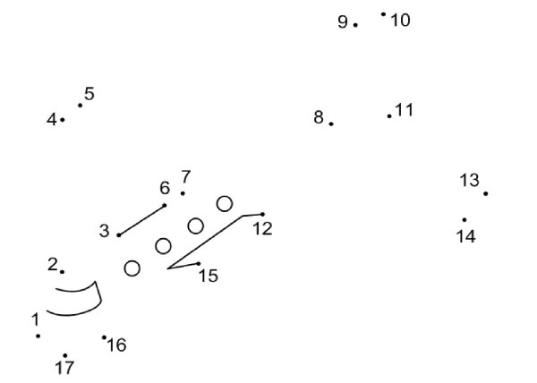 Рисование по точкам для мальчиков