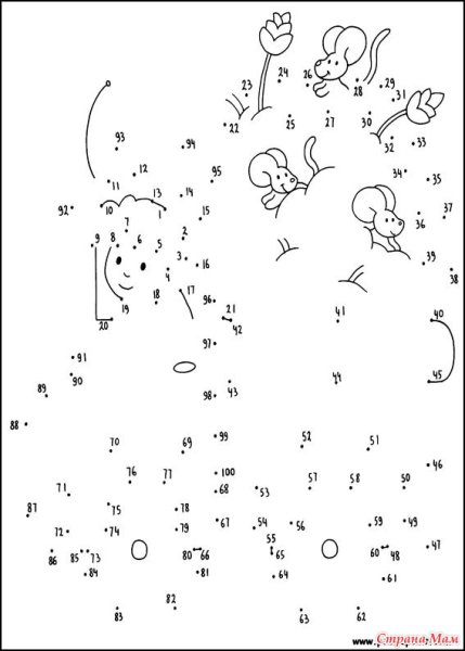 Рисование по точкам сложные