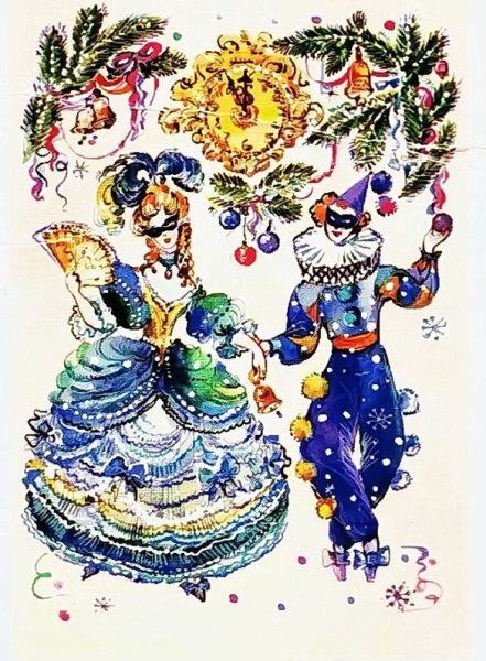 Рисование новогодний карнавал