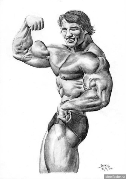 Арнольд Шварценеггер Терминатор рисунки
