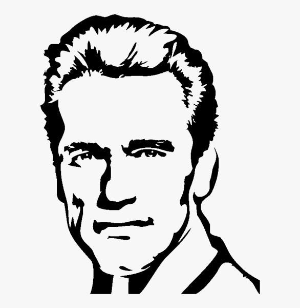 Качок рисунок карандашом Арнольд