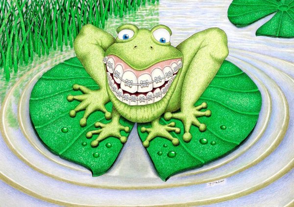 Лягушонок с зубами