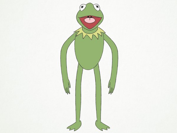 Лягушонок Кермит в полный рост