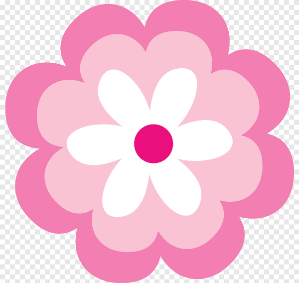 Розовые цветочки рисунок