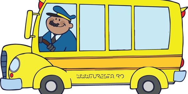 Шарж водитель автобуса