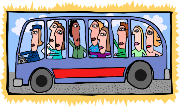 Водитель автобуса мультяшные