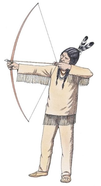 Луки и стрелы индейцев