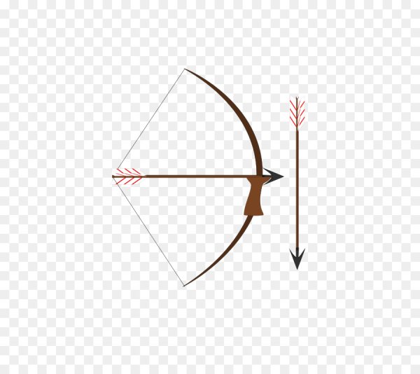 Натянутый лук со стрелой