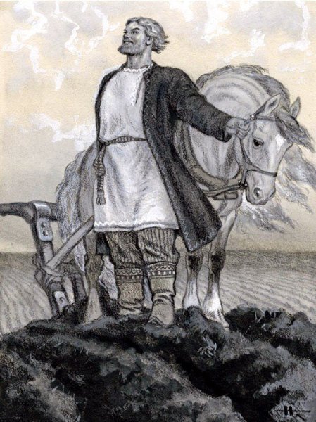 Русские богатыри Микула Селянинович