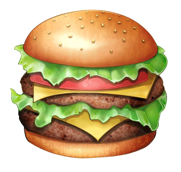 Нарисовать бургер
