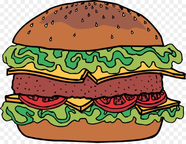 Бургер мультяшный