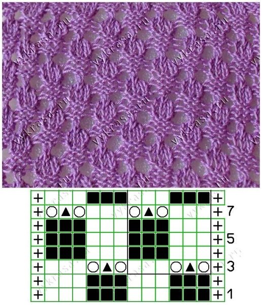 Вязание спицами для начинающих жемчужный узор