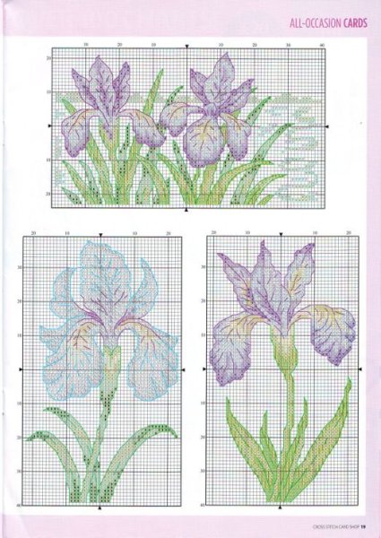 Рельефный узор цветы спицами