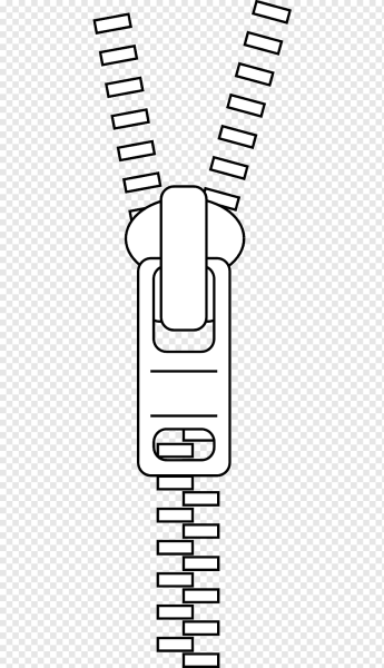 Застежка молния карандашом