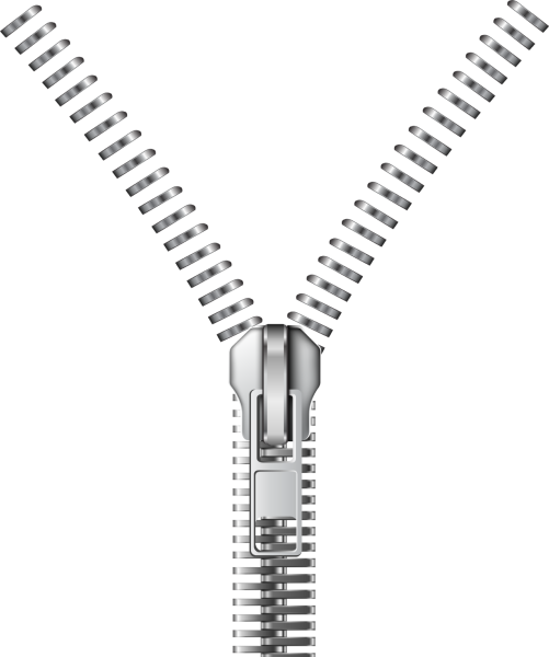 Замок для одежды молния