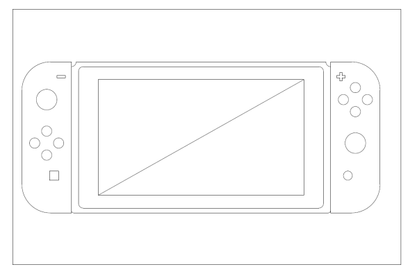 Раскраска приставка Нинтендо свитч