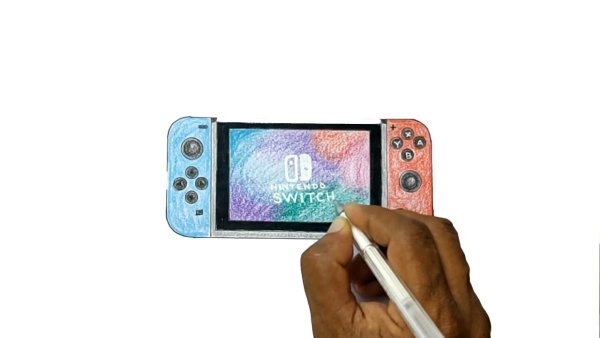 Нарисовать Нинтендо свитч