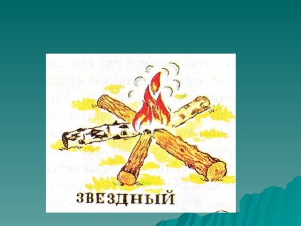 Вид костра Звездный