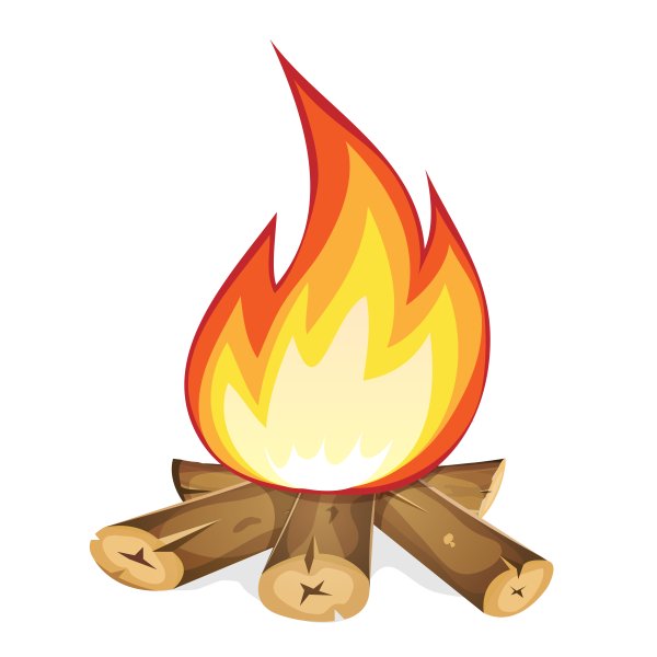 Костер из мультика