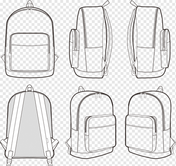 Портфель вектор сбоку