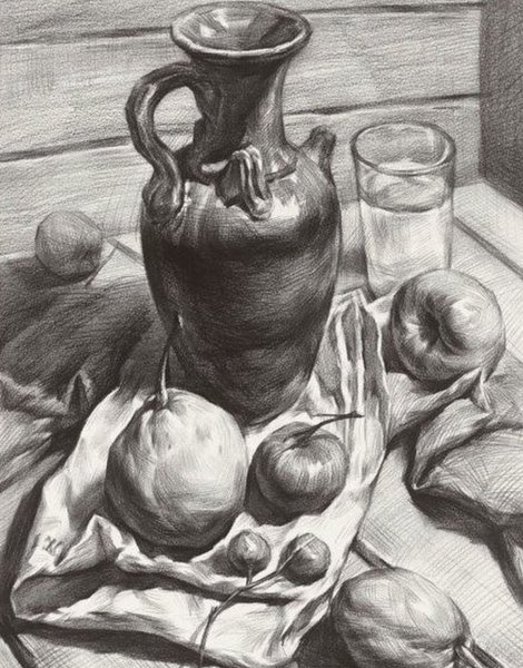 Юрий Кушевский натюрморт Графика