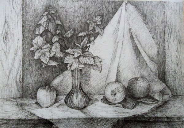 Натюрморт Графика
