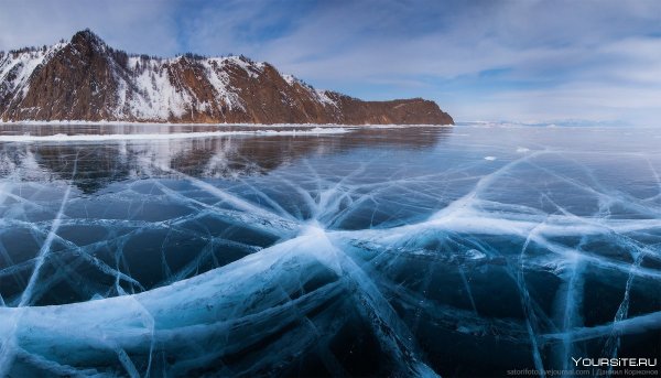 Baikal замерзшее озеро